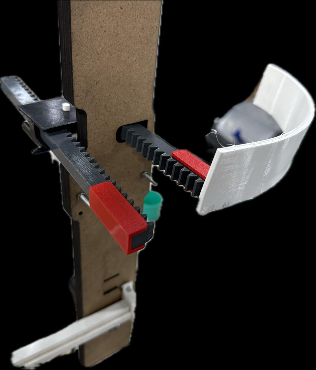 Assembly of the failed bust mechanism