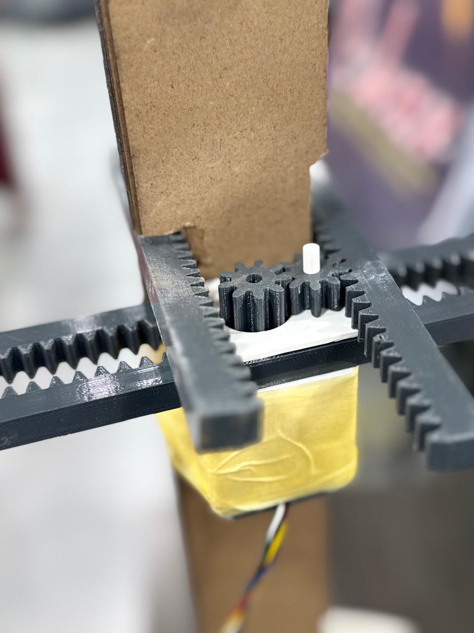 Extended gear bust mechanism attempt