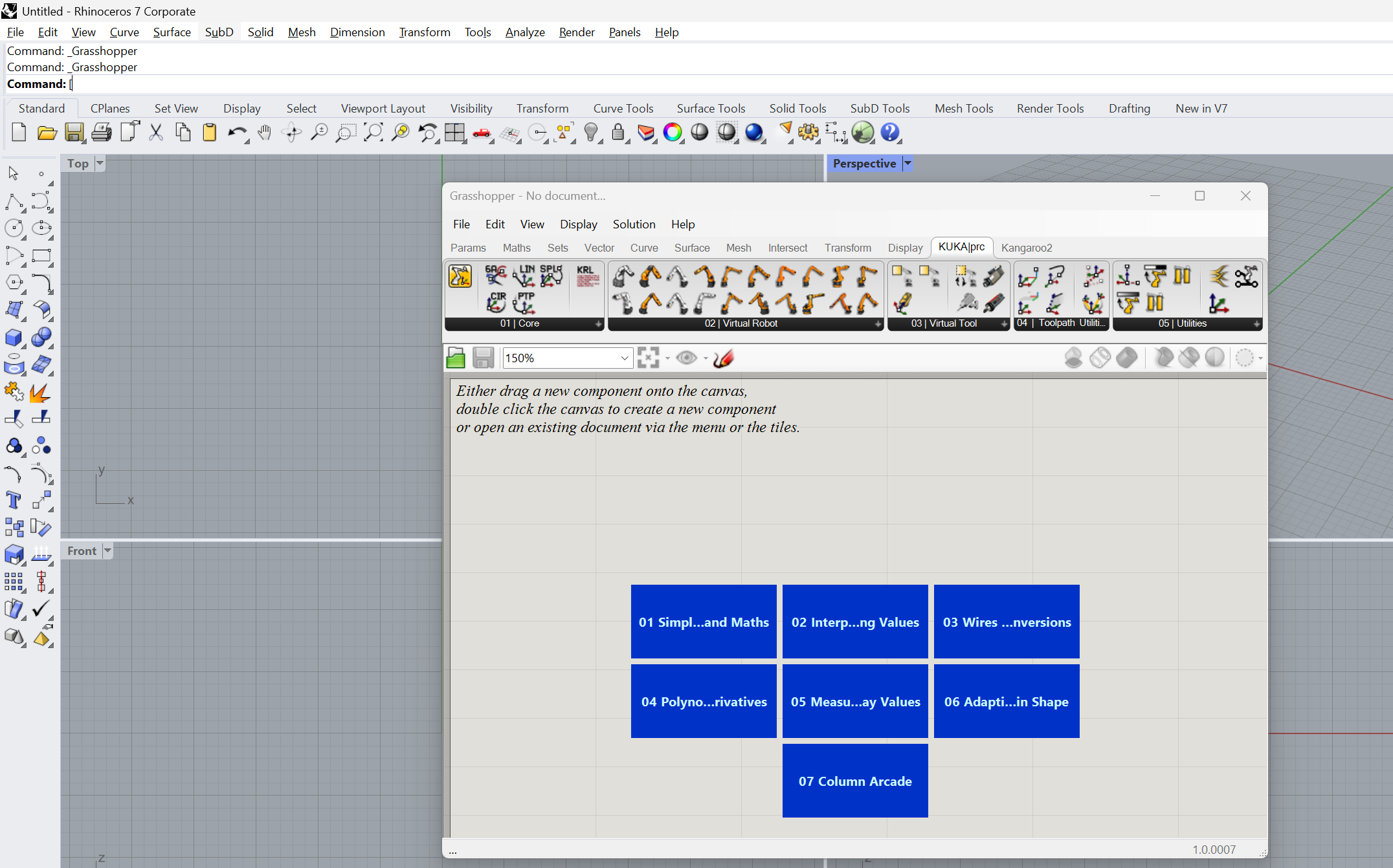 Kuka PRC Plugin in Grashopper