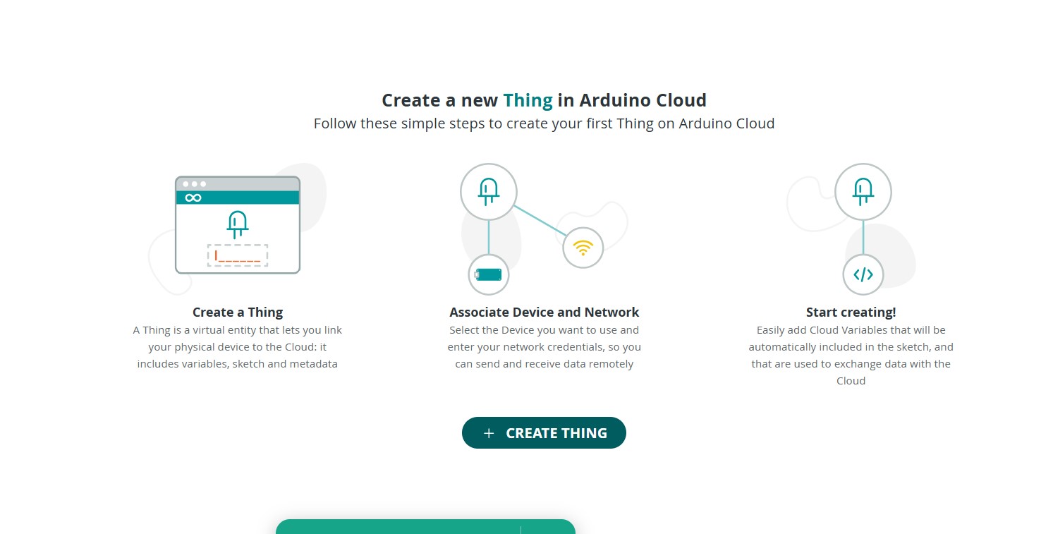 Arduino Cloud Thing Setup
