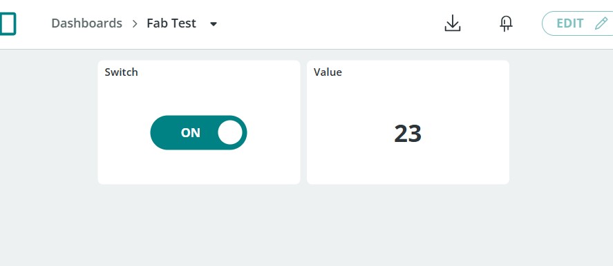 Arduino Cloud Dashboard Widgets