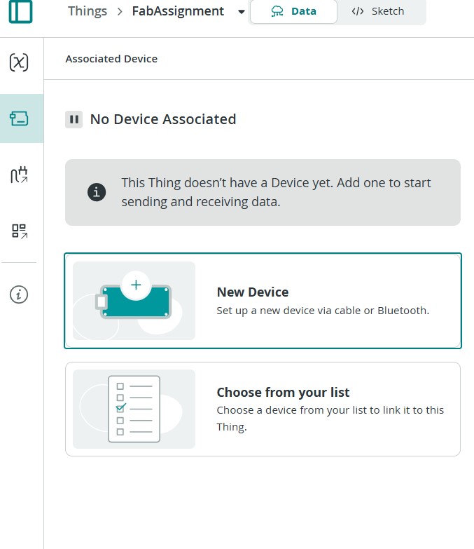 Arduino Cloud Device Setup