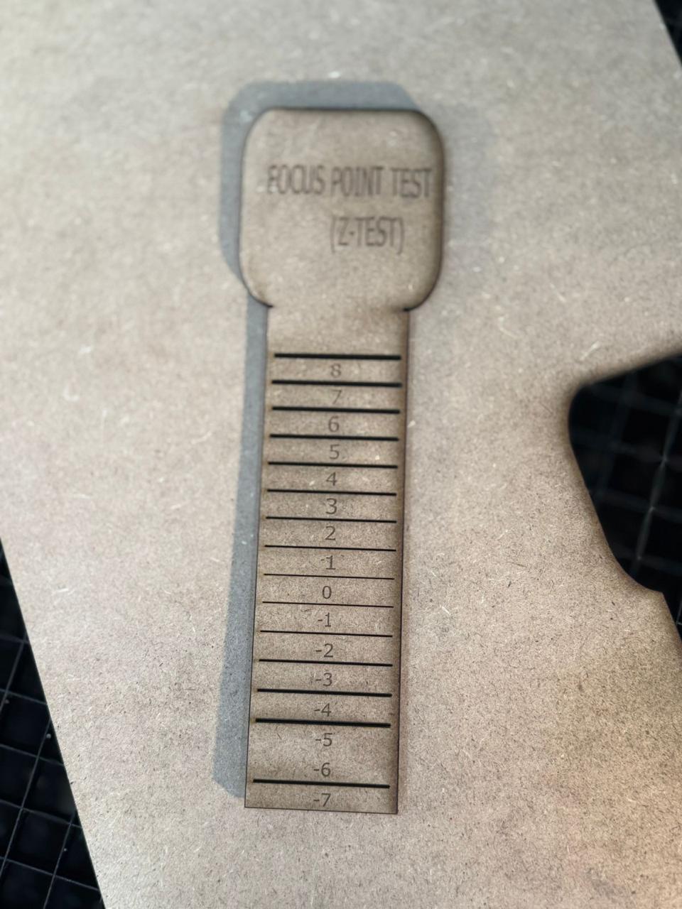 Focal Point Test Results - Front View