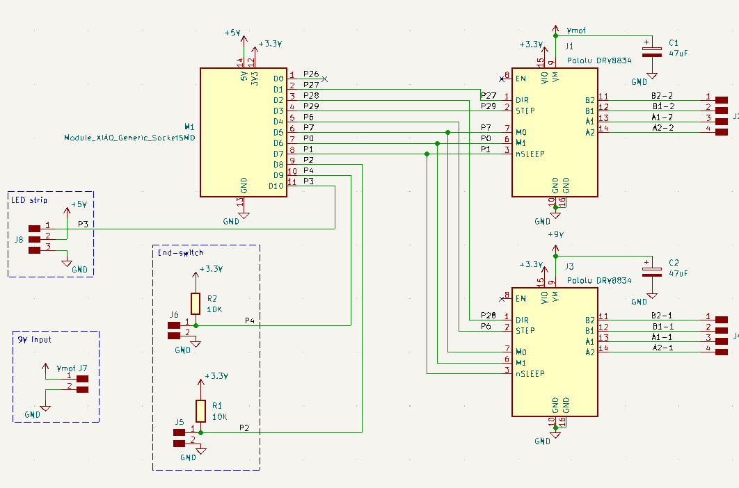 Sand Table electronics schematics