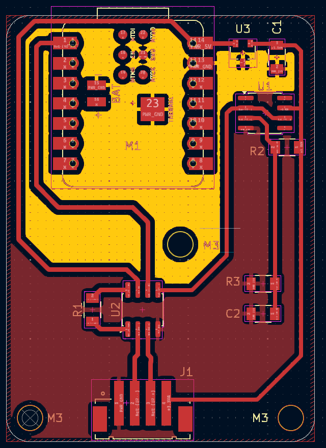 PCB with isolated ground