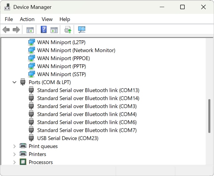device manager