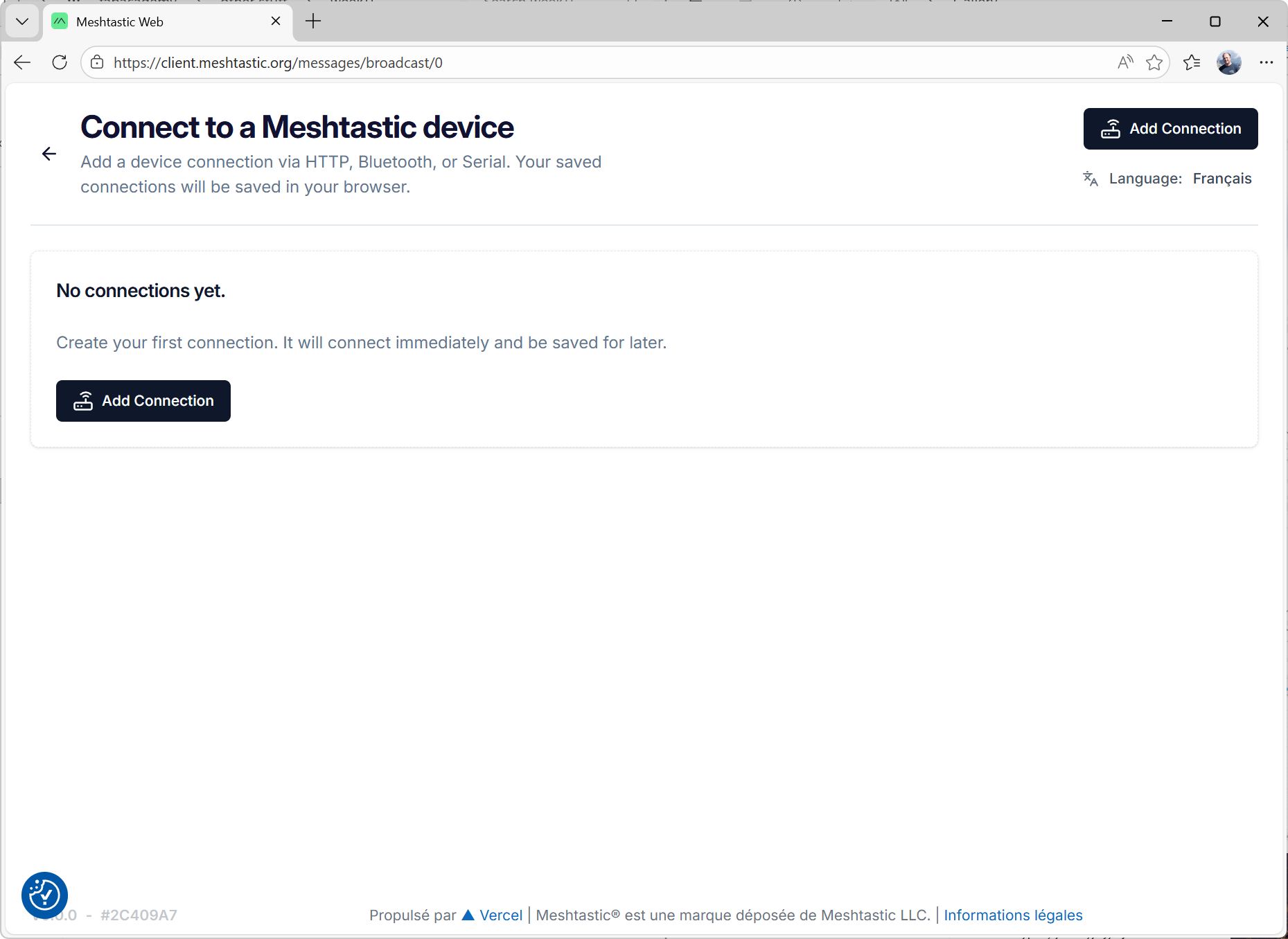 Meshtastic web client