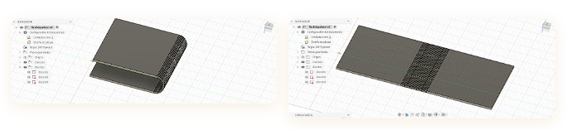 3D folded simulation