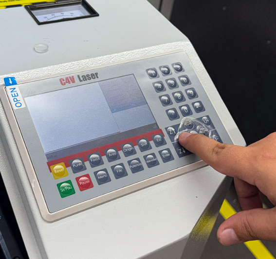 C4V Laser control panel