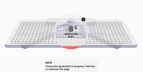 Eiger generating print 8%