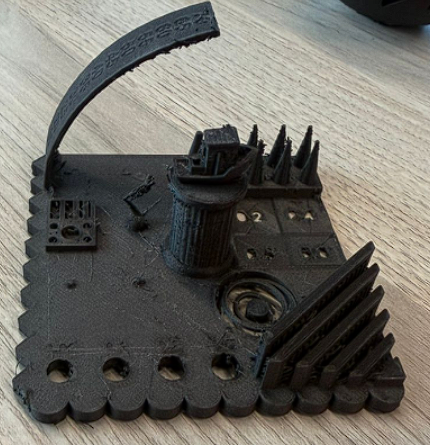 Markforged print result Onyx