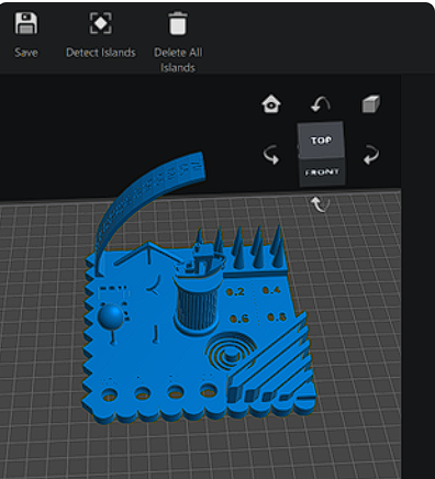Chitubox TOP view model