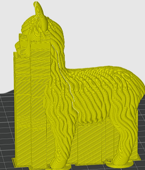 Alpaca in slicer without supports