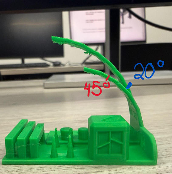 Torture test overhang angles annotated