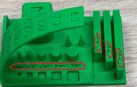 Torture test stringing annotated