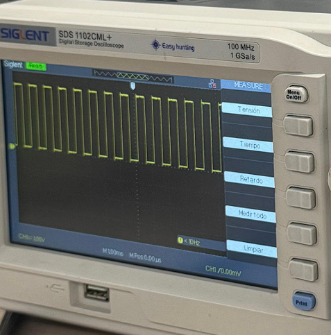 PWM high frequency narrow pulses