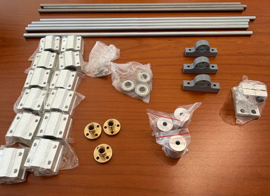 Complete inventory of components