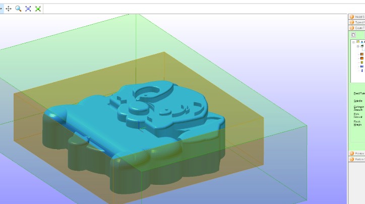 CNC milling process and milled mold documentation