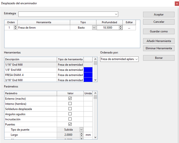 Router offset final depth