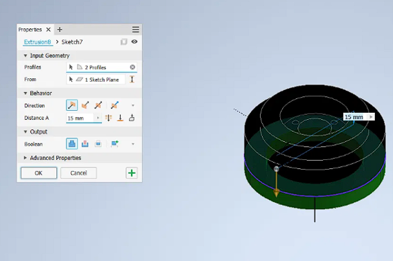 Hub inner ring 15mm 2 profiles