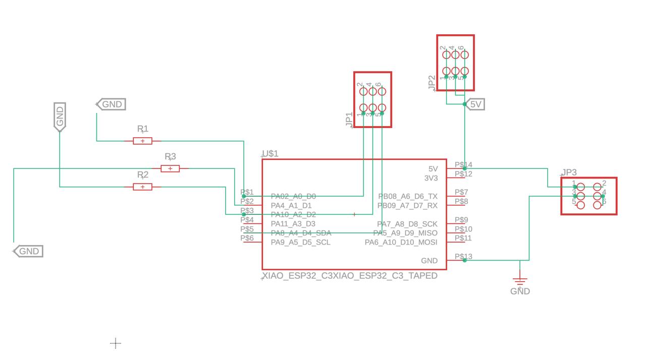 Glove PCB layout — Fusion 360