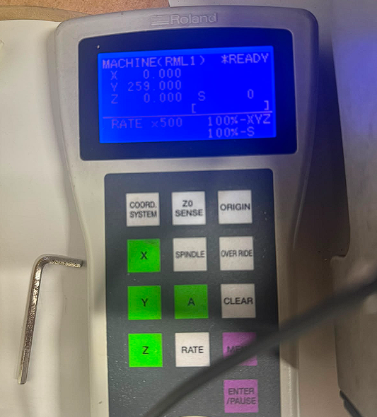 Controller on bench — READY confirmed