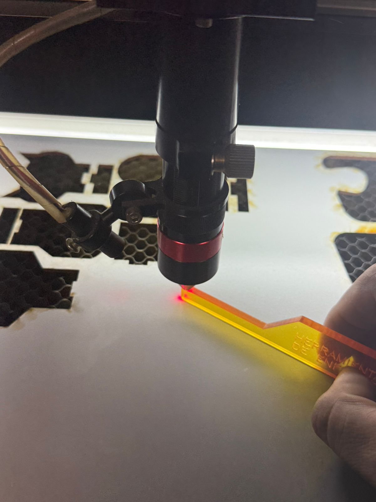 Placing MDF in CNC machine