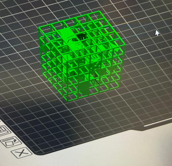 Dense support cube structure