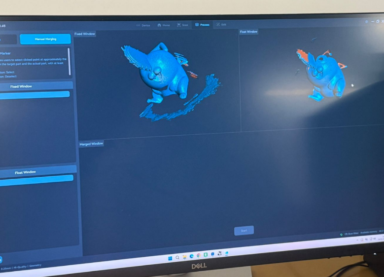 Multiple scan alignment