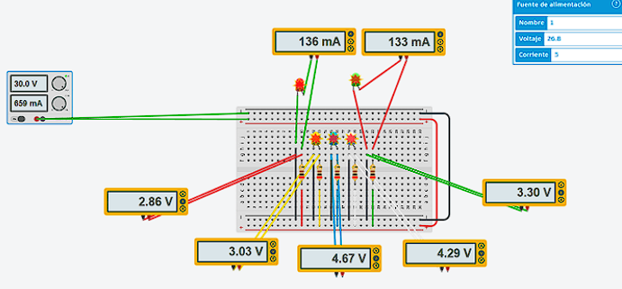 30V overcurrent failure simulation