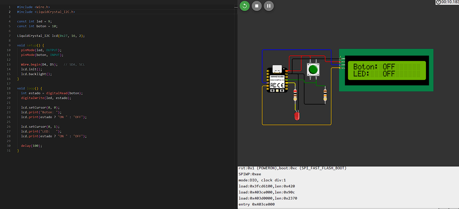 I2C LCD OFF