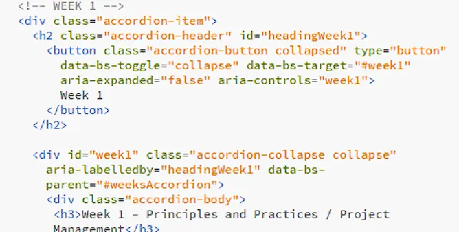 Accordion id week1