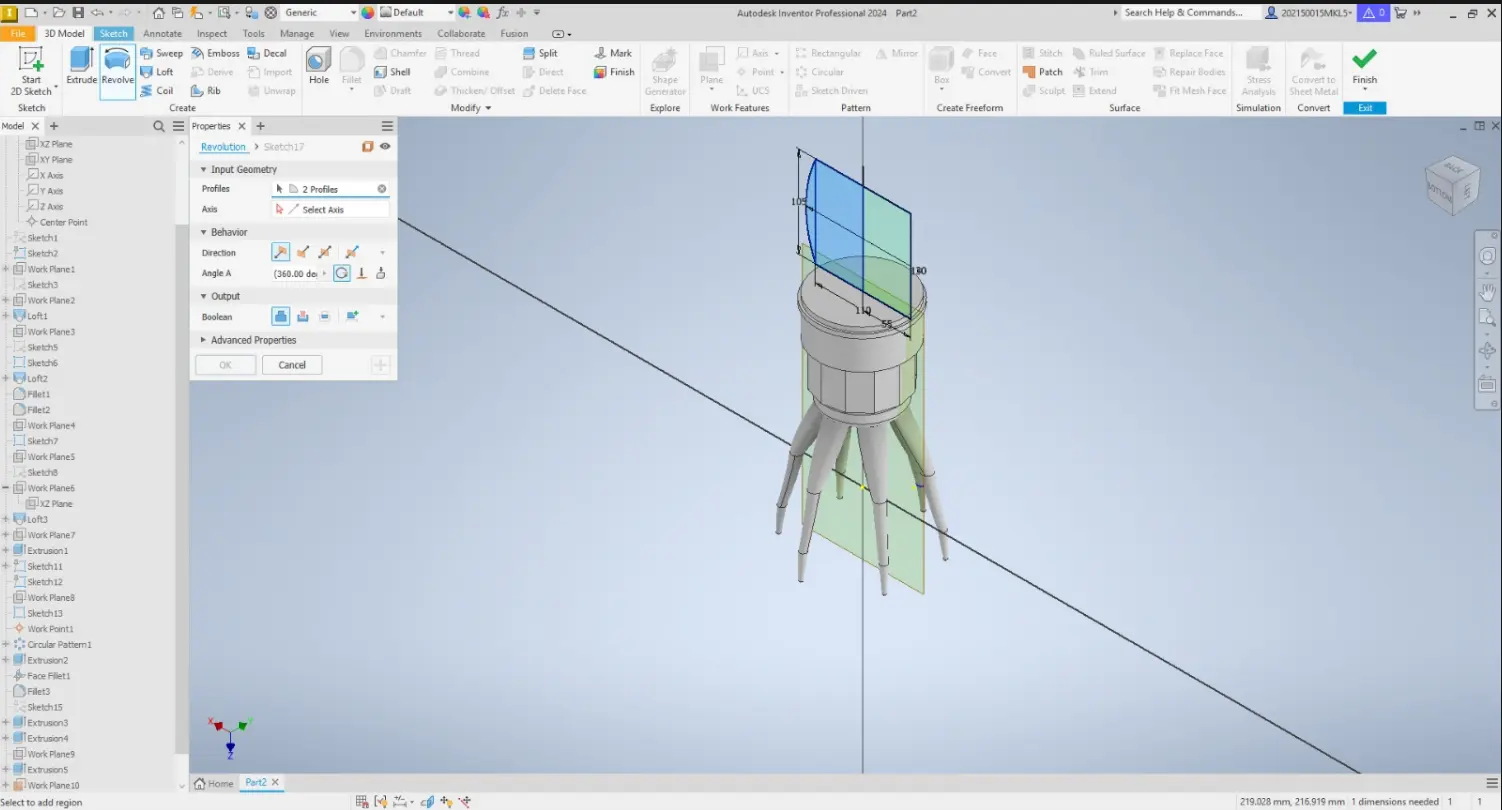 Inventor reference planes