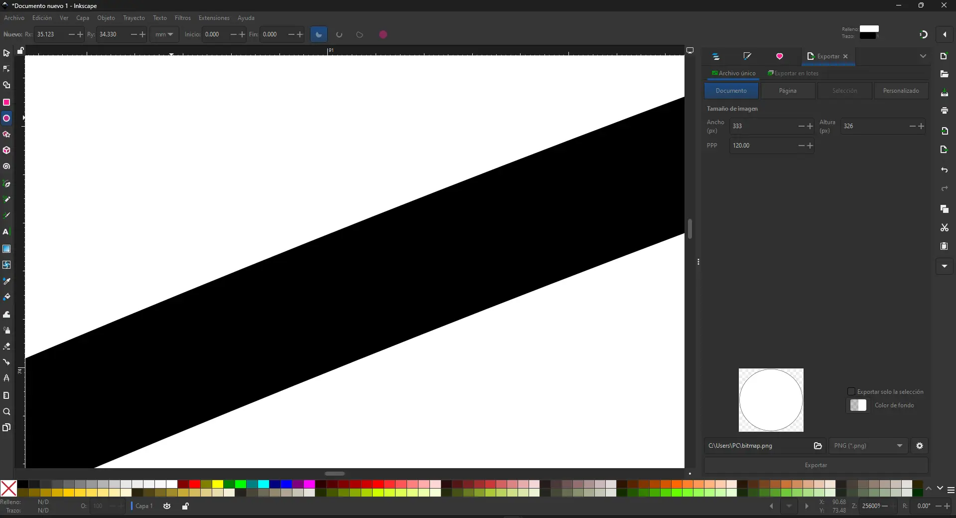 Inkscape stroke thickness