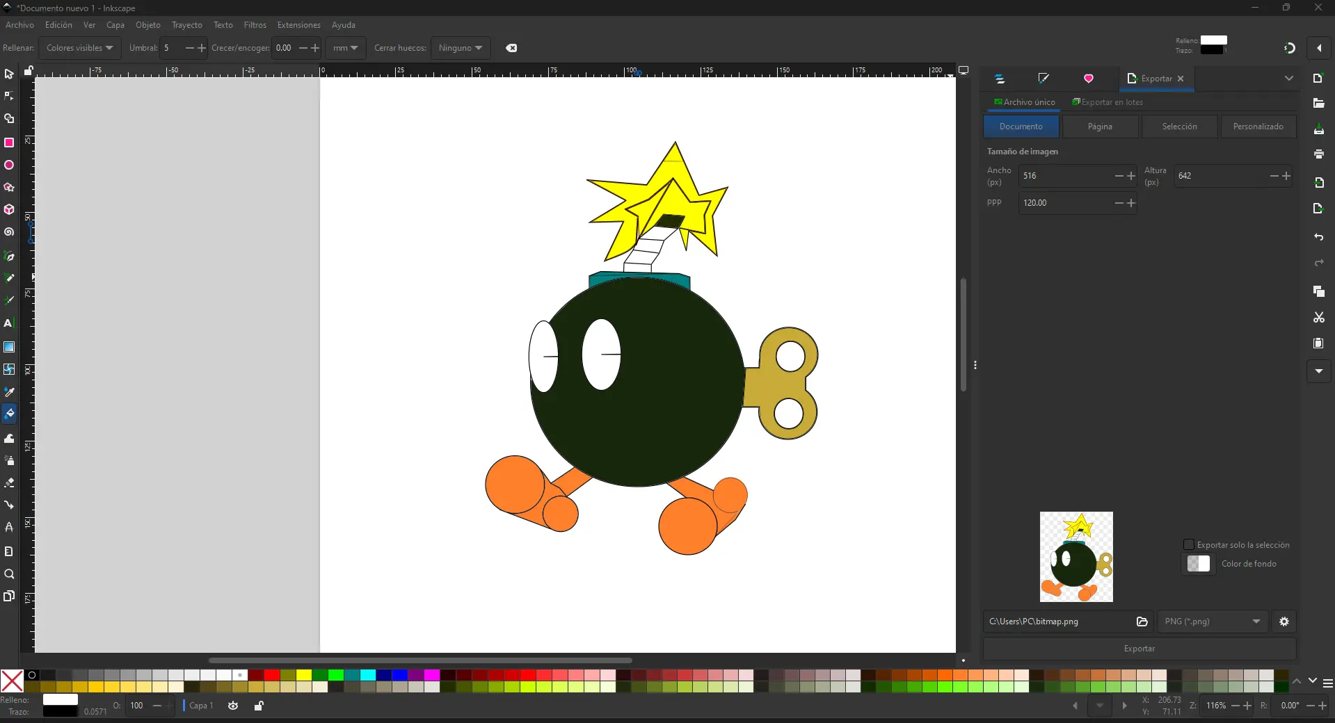 Inkscape final vector