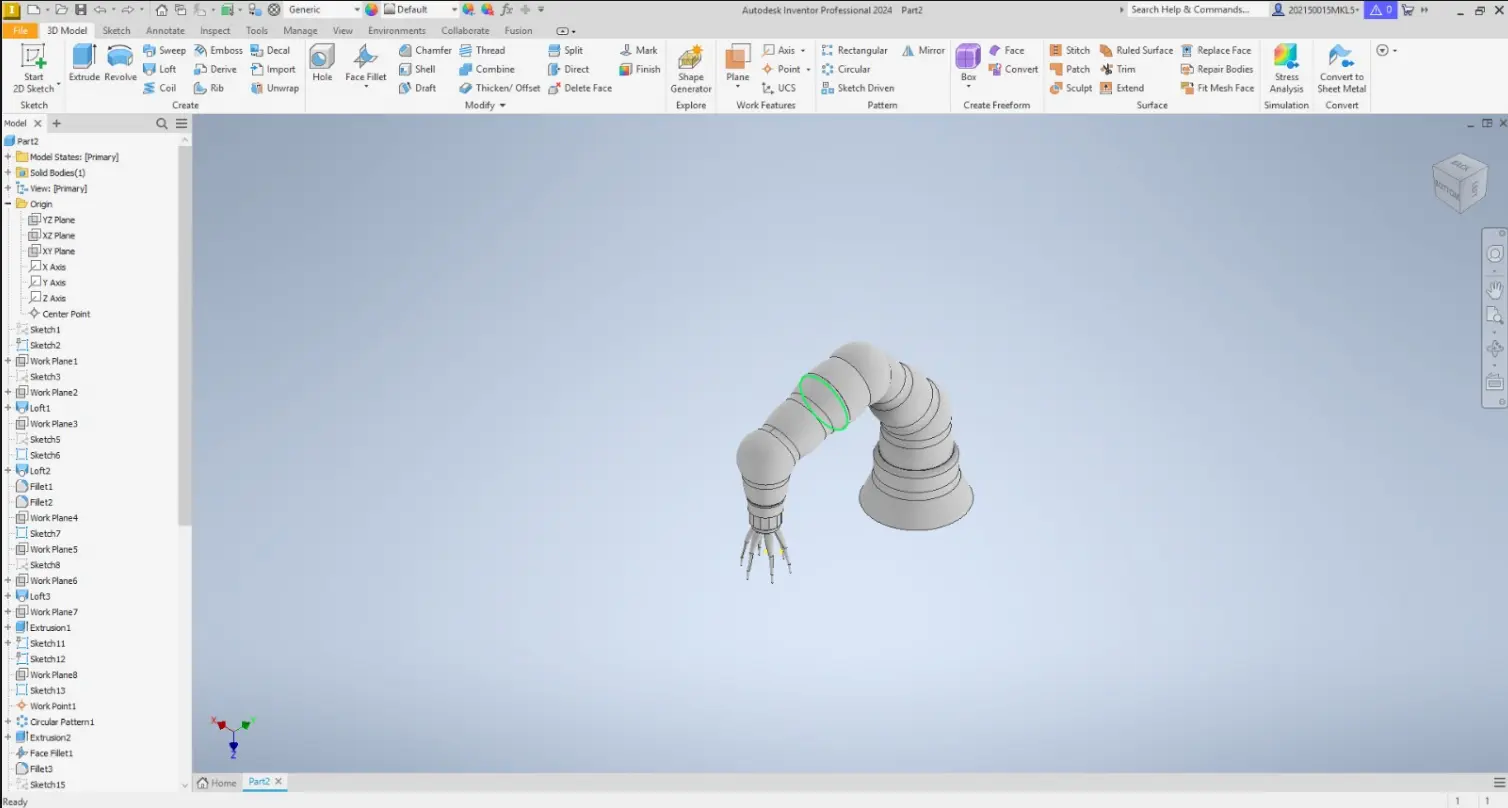 Inventor organic refinement