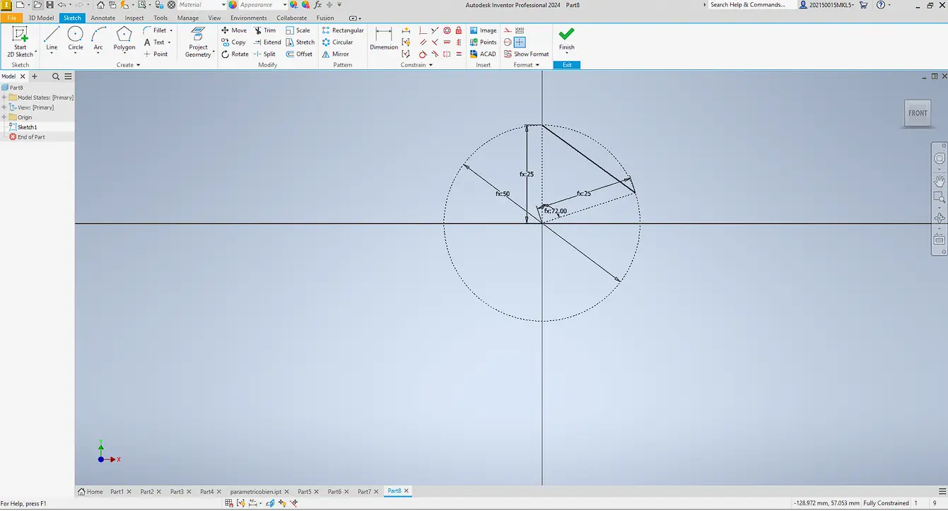 Angle formula reference