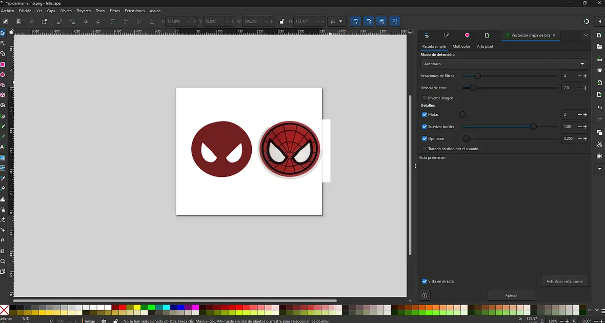 Spider symbol vector example