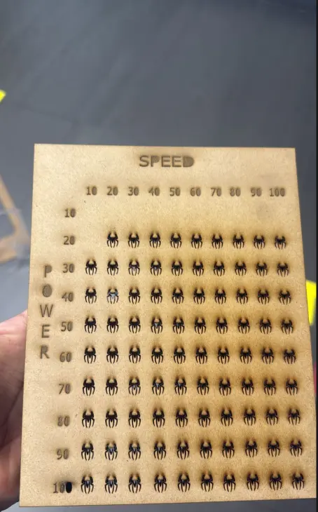 Final engraving result