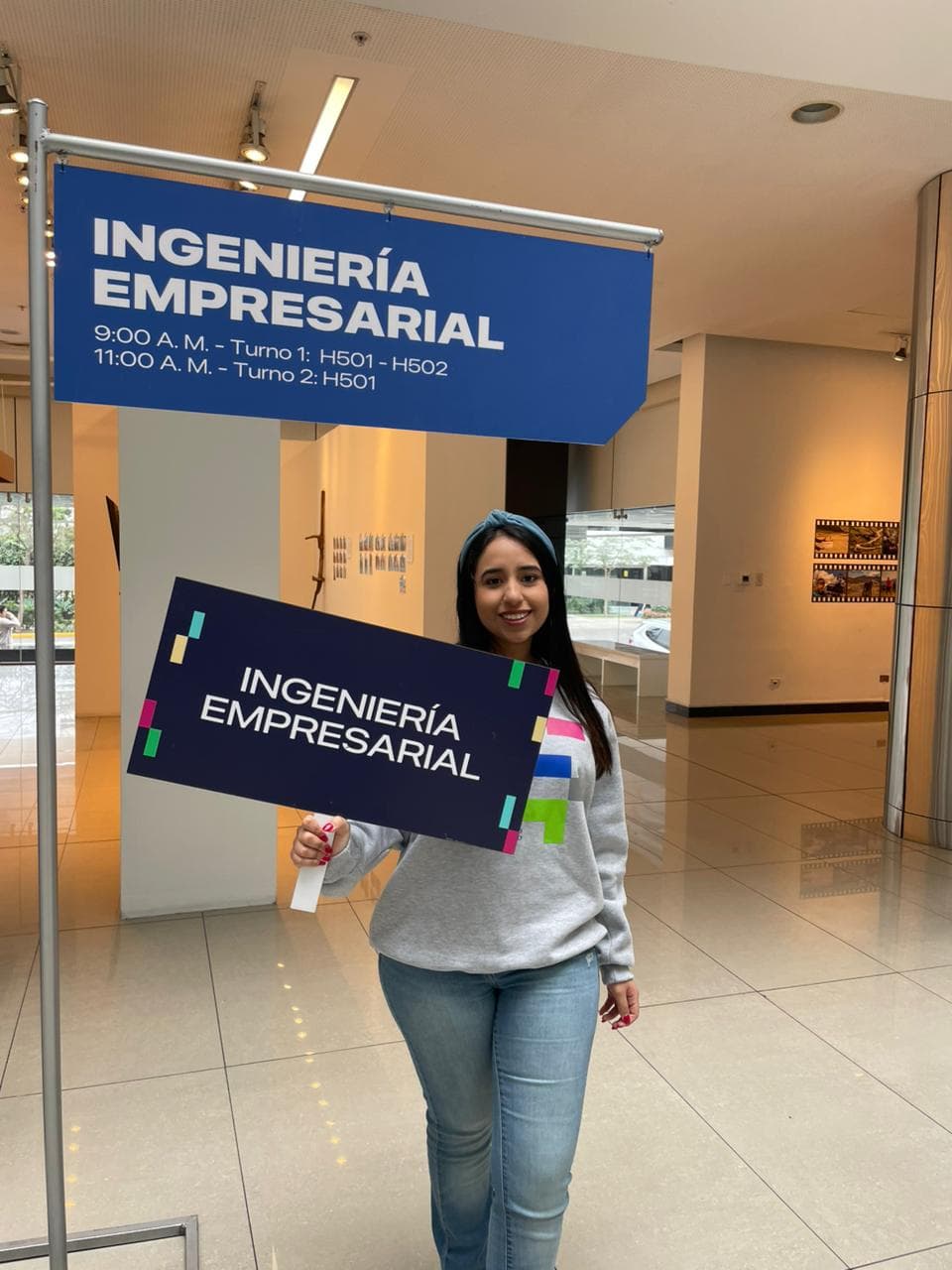 Micaela at Universidad del Pacífico