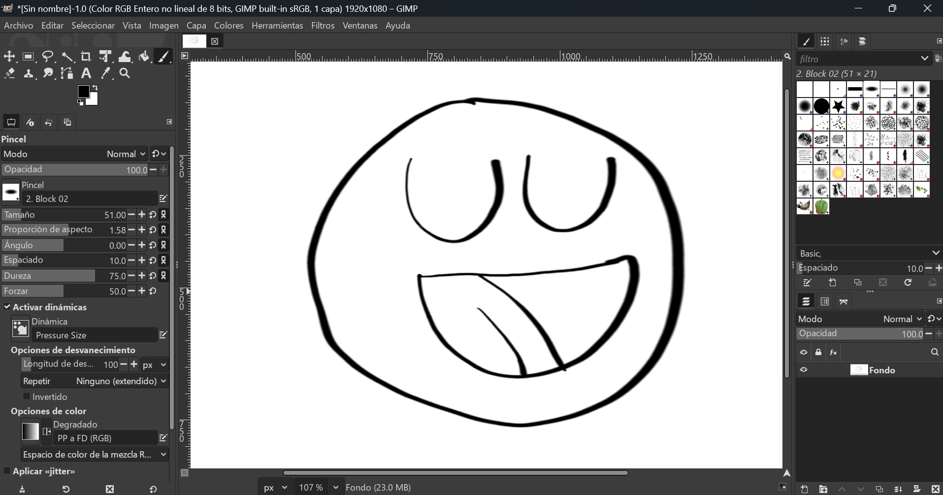 GIMP Smiley Face