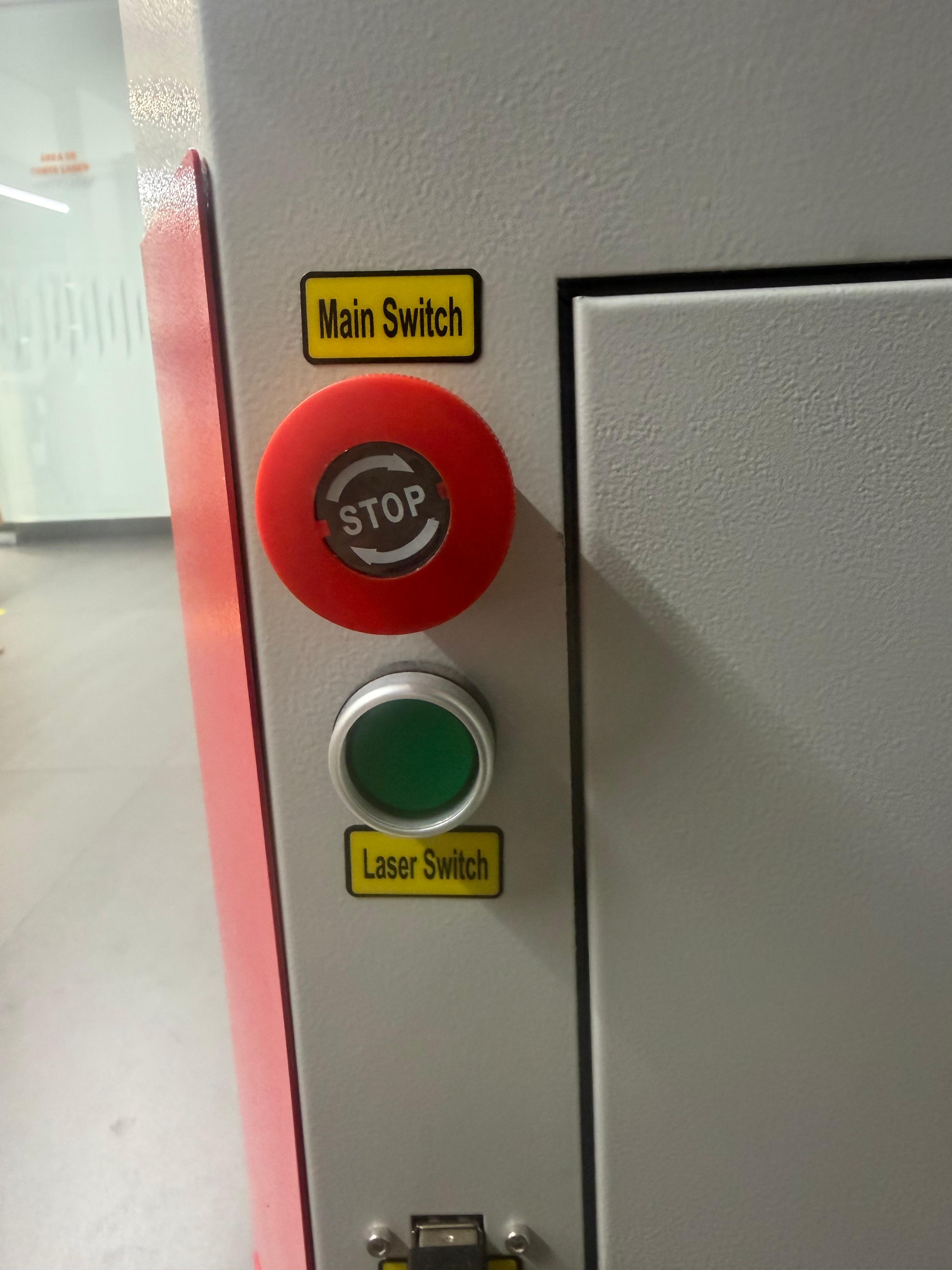 Laser Cutter Control Panel