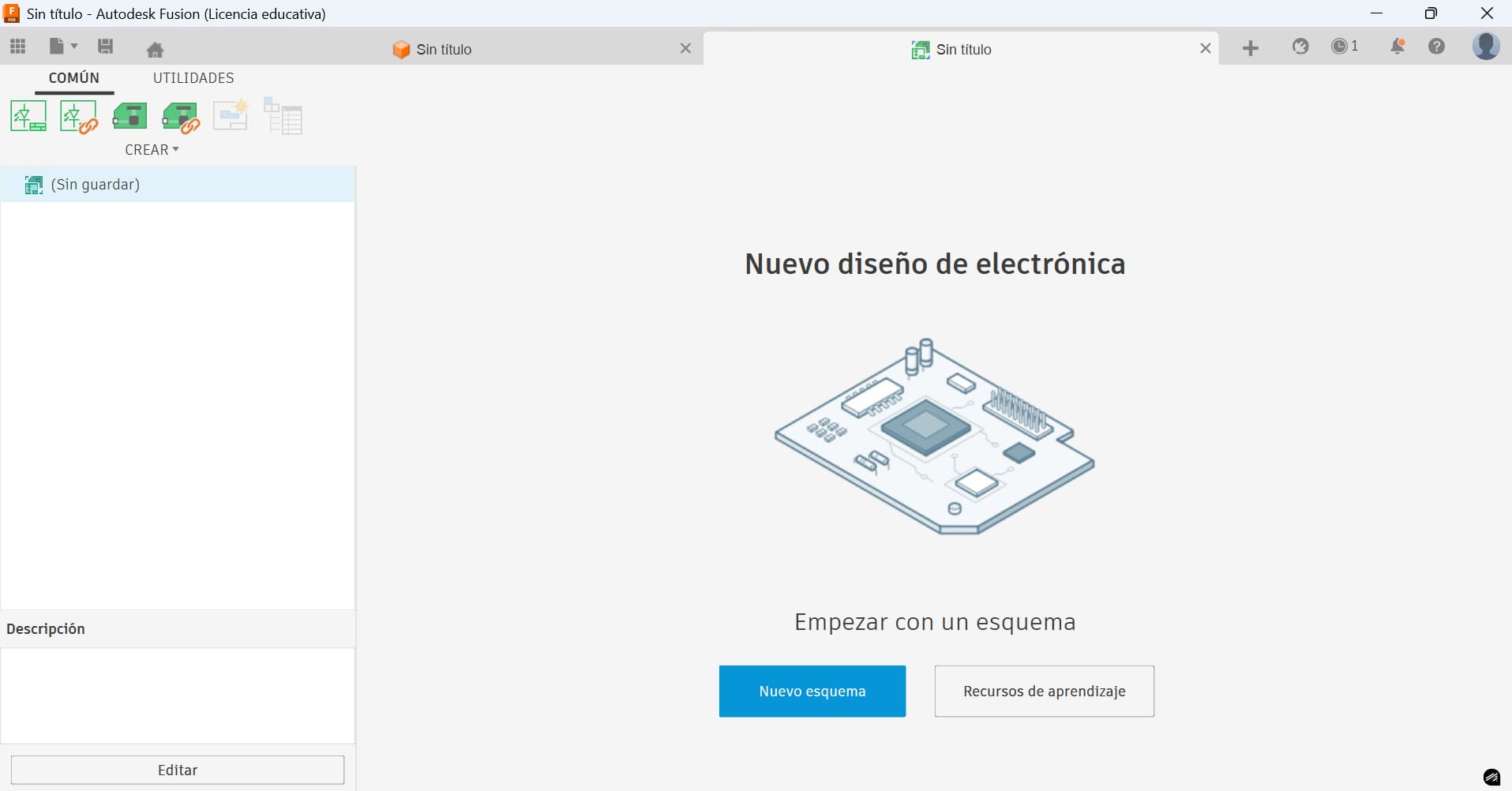 Fusion schematic mode