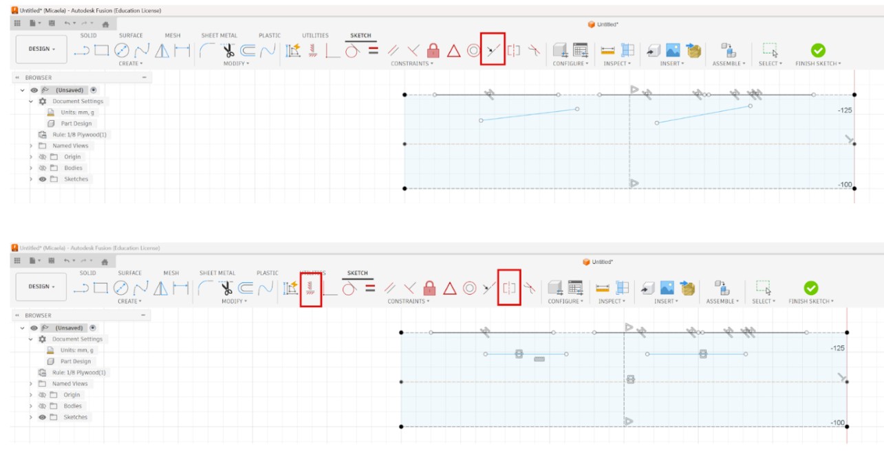 Fusion 360 Sketch Constraints 1