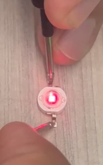 Diode test — identifying anode
