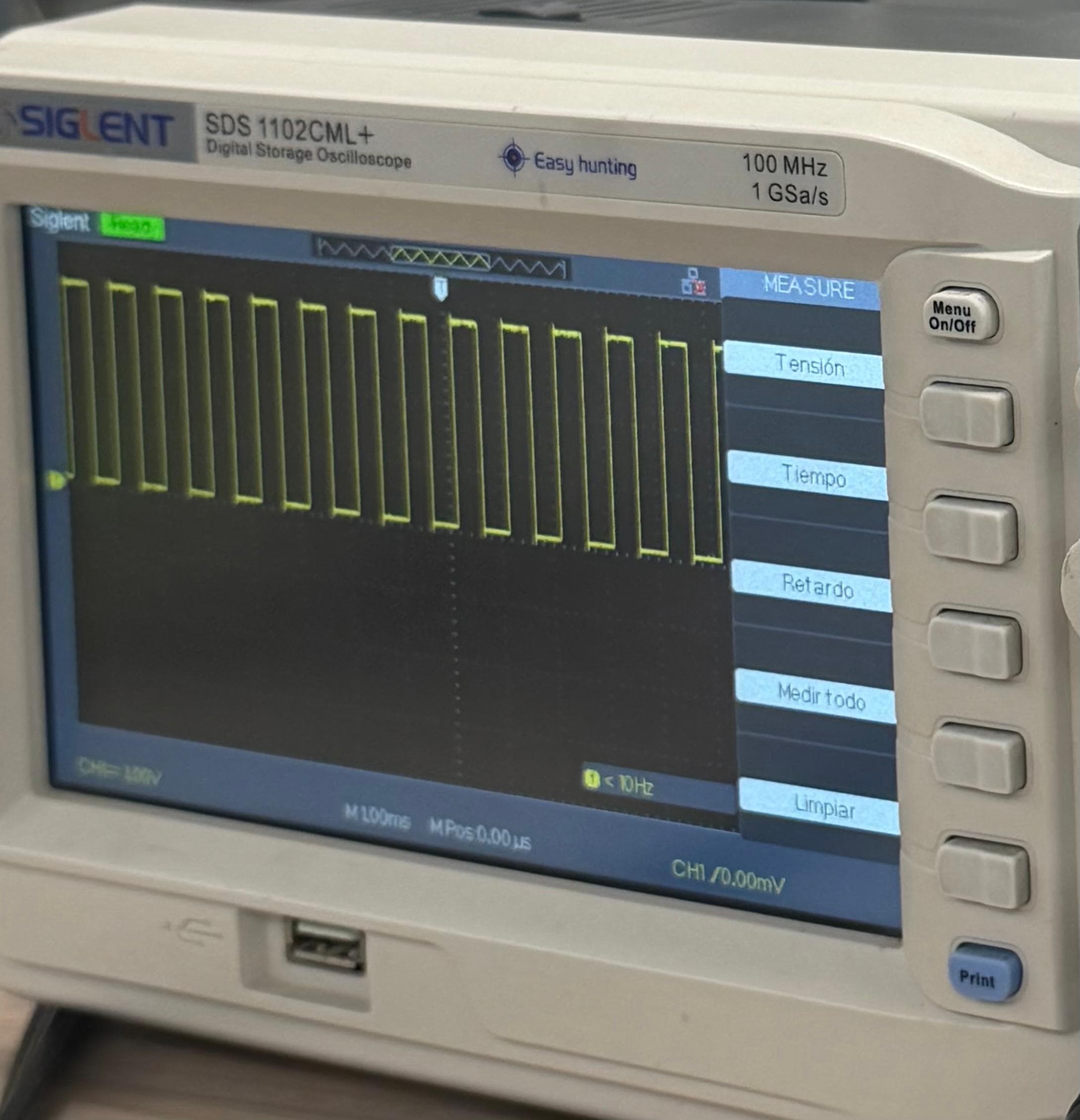 Low duty cycle waveform
