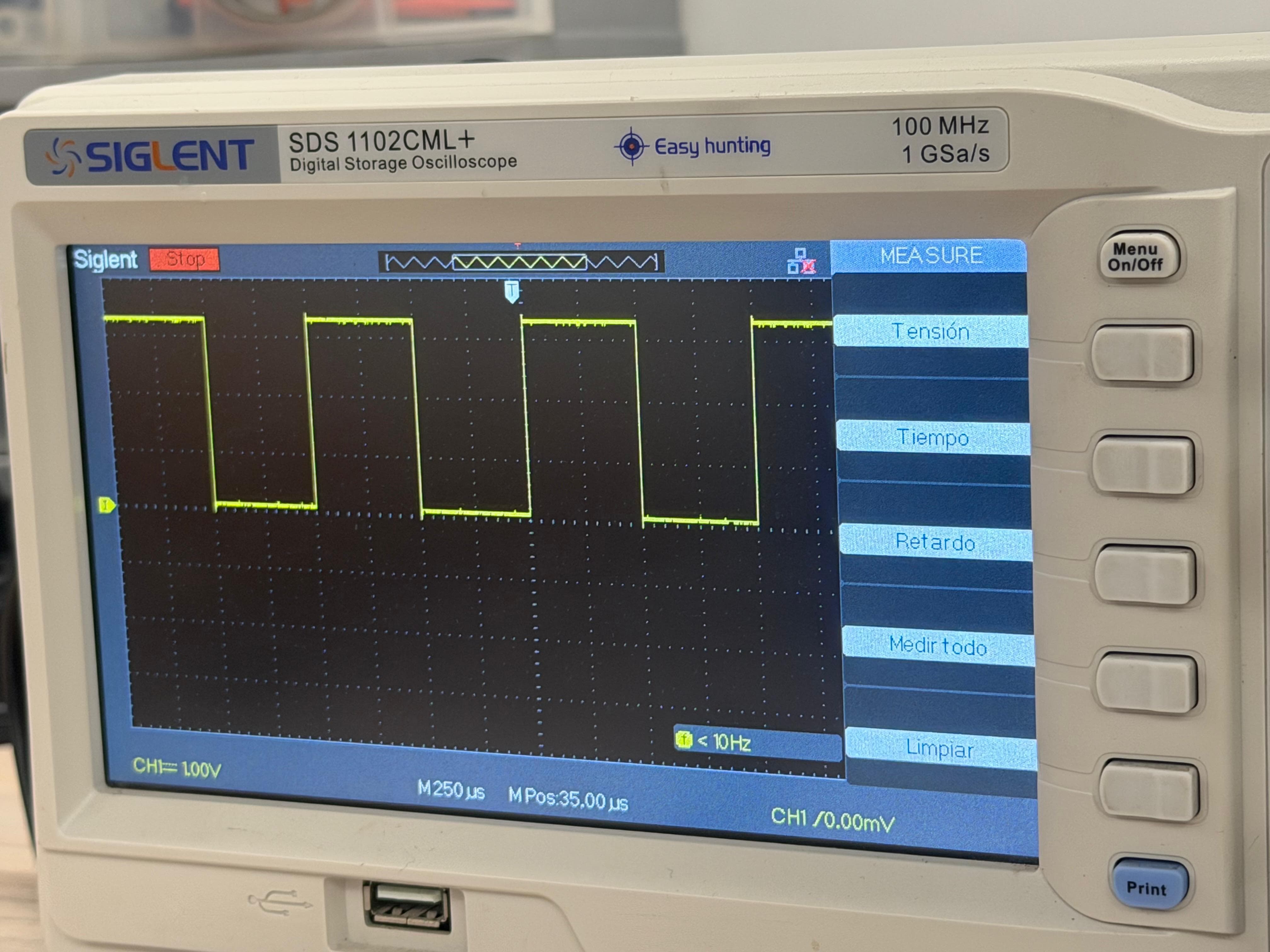 High duty cycle waveform