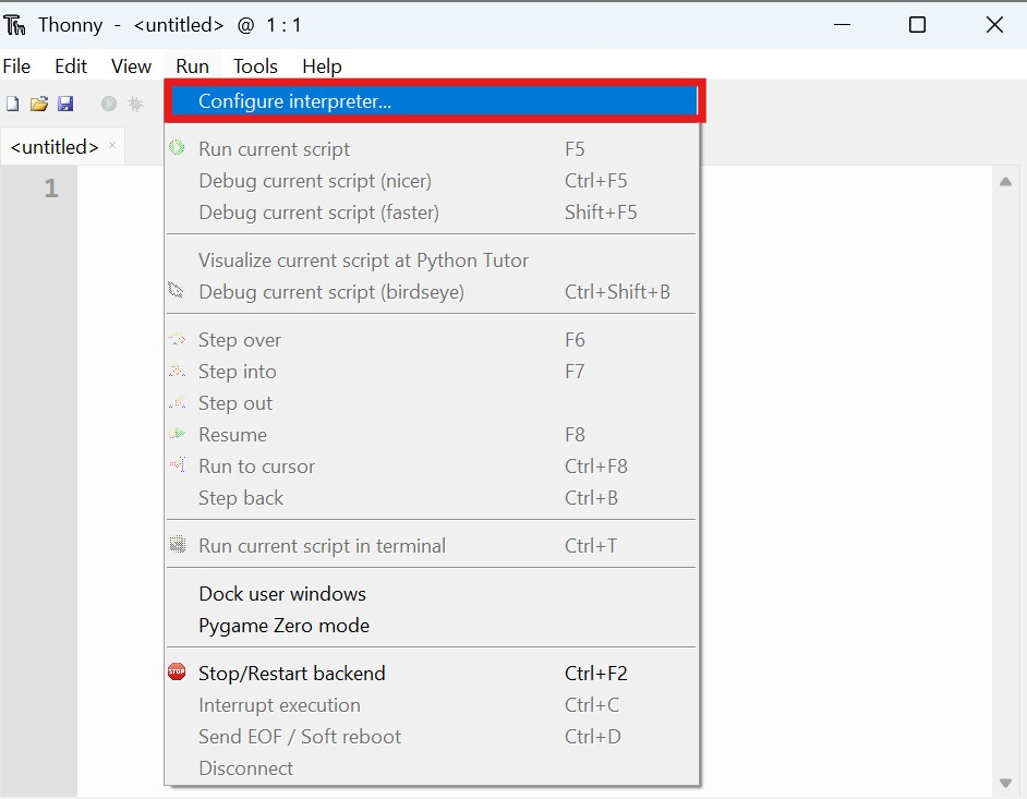 Raspberry Pi Pico recognized in Thonny
