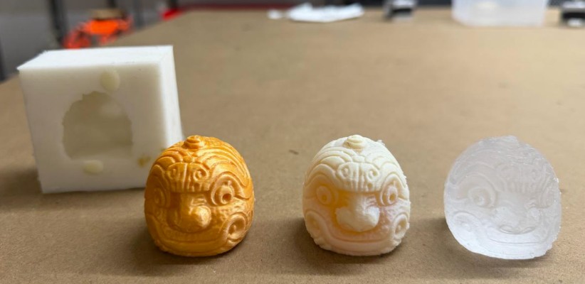 Final comparison: 3D print, Silikast 70D, and Epoxy Craft side by side