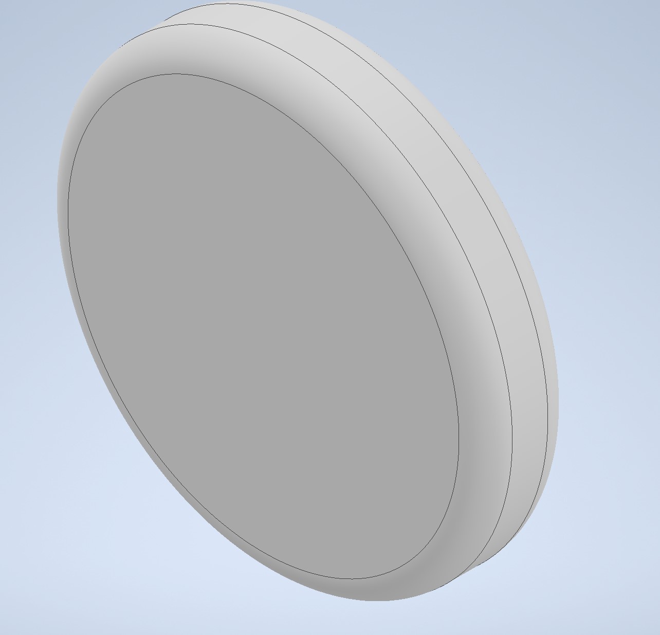 Fillet creating smooth dome profile
